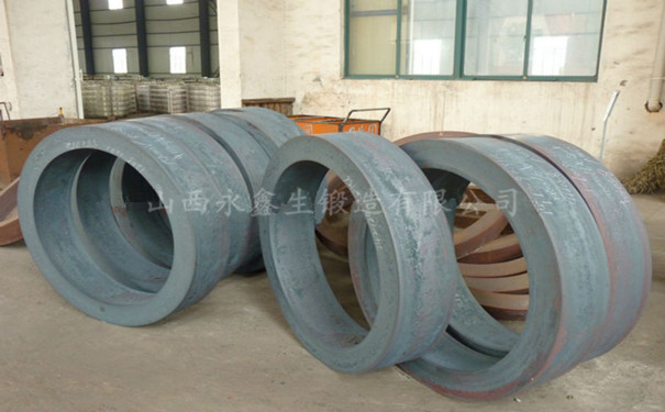 熱處理后的環形鍛件