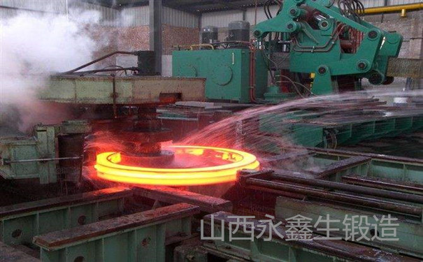 輾擴加工的環形鍛件