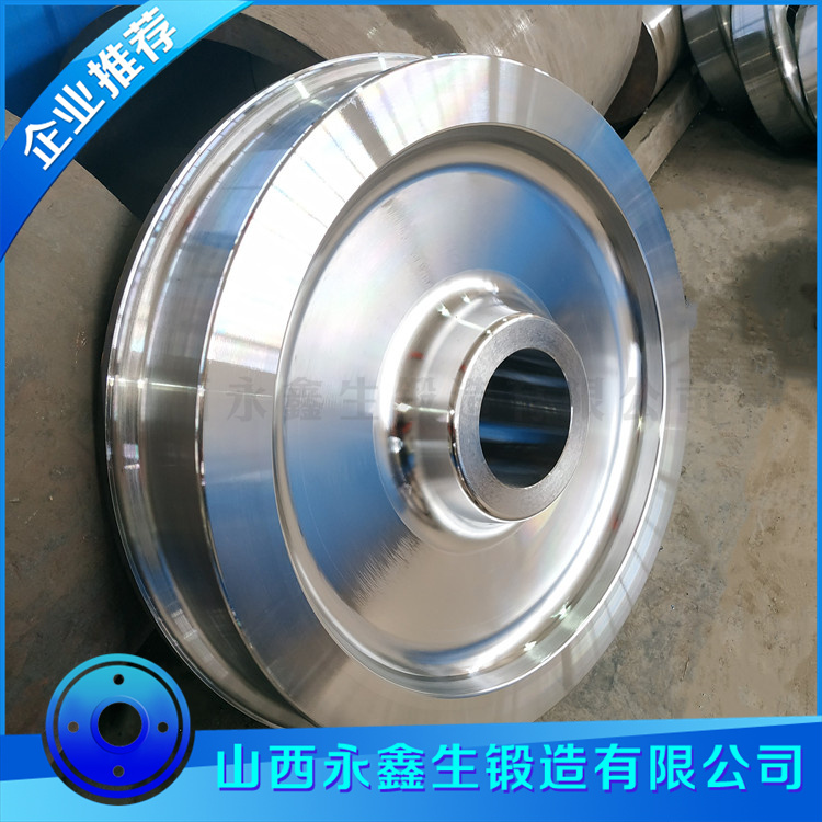 雙向滾輪取料機車輪鍛件